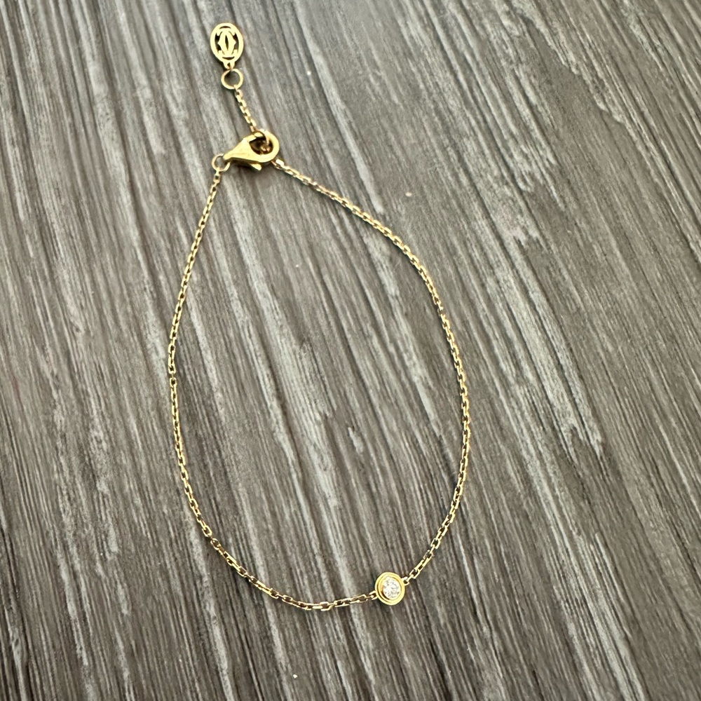 Cartier D'Amour Bracelet Au750 Diamond/Yellow Gold